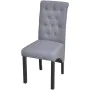 Esszimmerstühle 4 Einheiten aus hellgrauem Stoff von vidaXL, Essstühle - Ref: Foro24-272245, Preis: 360,97 €, Rabatt: %