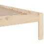 Bettgestell aus Massivholz 140x190 cm von vidaXL, Betten und Lattenroste - Ref: Foro24-814734, Preis: 114,09 €, Rabatt: %
