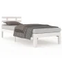 Estructura de cama madera maciza blanca 100x200 cm de vidaXL, Camas y somieres - Ref: Foro24-814745, Precio: 105,62 €, Descue...