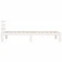 Estructura de cama madera maciza blanca 100x200 cm de vidaXL, Camas y somieres - Ref: Foro24-814745, Precio: 105,62 €, Descue...