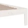 Estructura de cama madera maciza blanca 100x200 cm de vidaXL, Camas y somieres - Ref: Foro24-814745, Precio: 105,62 €, Descue...