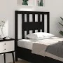 Kopfteil aus massivem schwarzem Kiefernholz, 81 x 4 x 100 cm von vidaXL, Kopf- und Fußteile - Ref: Foro24-818649, Preis: 23,2...