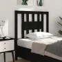 Kopfteil aus massivem schwarzem Kiefernholz, 81 x 4 x 100 cm von vidaXL, Kopf- und Fußteile - Ref: Foro24-818649, Preis: 23,2...
