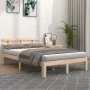 Solid wood bed frame 160x200 cm by vidaXL, Beds and slatted bases - Ref: Foro24-814764, Price: 123,14 €, Discount: %