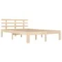 Solid wood bed frame 160x200 cm by vidaXL, Beds and slatted bases - Ref: Foro24-814764, Price: 123,14 €, Discount: %