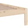 Solid wood bed frame 160x200 cm by vidaXL, Beds and slatted bases - Ref: Foro24-814764, Price: 123,14 €, Discount: %