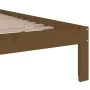 Estructura de cama madera maciza marrón miel 200x200 cm de vidaXL, Camas y somieres - Ref: Foro24-814777, Precio: 154,52 €, D...