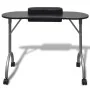 Mesa de manicura plegable con ruedas negra by vidaXL, Manicure tool sets - Ref: Foro24-110123, Price: 80,10 €, Discount: %