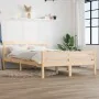 Solid wood bed frame 120x190 cm by vidaXL, Beds and slatted bases - Ref: Foro24-814789, Price: 91,13 €, Discount: %