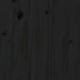 Solid pine wood headboard in black 81x4x100 cm by vidaXL, Headboards and footboards - Ref: Foro24-818649, Price: 23,23 €, Dis...