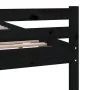 Schwarzer Massivholzbettrahmen 120x200 cm von vidaXL, Betten und Lattenroste - Ref: Foro24-814818, Preis: 113,58 €, Rabatt: %
