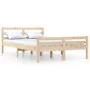 Bettgestell aus Massivholz 150x200 cm von vidaXL, Betten und Lattenroste - Ref: Foro24-814824, Preis: 101,58 €, Rabatt: %