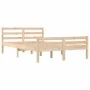 Bettgestell aus Massivholz 150x200 cm von vidaXL, Betten und Lattenroste - Ref: Foro24-814824, Preis: 101,58 €, Rabatt: %