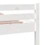 White solid wood bed frame Supe King 180x200 cm by vidaXL, Beds and slatted bases - Ref: Foro24-814835, Price: 130,87 €, Disc...