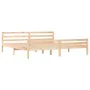 Estructura de cama madera maciza 200x200 cm de vidaXL, Camas y somieres - Ref: Foro24-814839, Precio: 106,13 €, Descuento: %