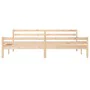 Estructura de cama madera maciza 200x200 cm de vidaXL, Camas y somieres - Ref: Foro24-814839, Precio: 106,13 €, Descuento: %