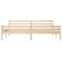 Solid wood bed frame 200x200 cm by vidaXL, Beds and slatted bases - Ref: Foro24-814839, Price: 124,84 €, Discount: %