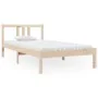 Solid wood bed frame 90x190 cm by vidaXL, Beds and slatted bases - Ref: Foro24-814849, Price: 82,35 €, Discount: %