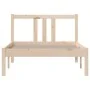 Solid wood bed frame 90x190 cm by vidaXL, Beds and slatted bases - Ref: Foro24-814849, Price: 82,35 €, Discount: %