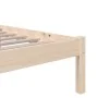Solid wood bed frame 90x190 cm by vidaXL, Beds and slatted bases - Ref: Foro24-814849, Price: 82,35 €, Discount: %