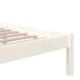 White solid wood bed frame 90x200 cm by vidaXL, Beds and slatted bases - Ref: Foro24-814870, Price: 77,37 €, Discount: %