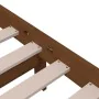 Honey brown solid wood bed frame 90x200 cm by vidaXL, Beds and slatted bases - Ref: Foro24-814872, Price: 77,08 €, Discount: %