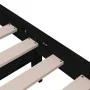 Estructura de cama madera maciza negro 90x200 cm de vidaXL, Camas y somieres - Ref: Foro24-814873, Precio: 78,38 €, Descuento: %