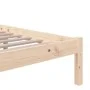 Solid wood bed frame 120x200 cm by vidaXL, Beds and slatted bases - Ref: Foro24-814879, Price: 94,83 €, Discount: %