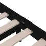 Schwarzer Massivholzbettrahmen 160x200 cm von vidaXL, Betten und Lattenroste - Ref: Foro24-814898, Preis: 130,86 €, Rabatt: %