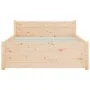 Solid wood bed frame 75x190 cm by vidaXL, Beds and slatted bases - Ref: Foro24-815004, Price: 77,22 €, Discount: %
