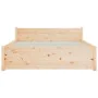 Bettgestell aus Massivholz 120x200 cm von vidaXL, Betten und Lattenroste - Ref: Foro24-815039, Preis: 111,71 €, Rabatt: %