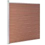 Brauner WPC-Gartenzaun 699x186 cm von vidaXL, Zaunpaneele - Ref: Foro24-3053209, Preis: 1,00 €, Rabatt: %