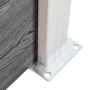 Valla de jardín de WPC gris 353x186 cm de vidaXL, Paneles de vallas - Ref: Foro24-3053225, Precio: 781,90 €, Descuento: %