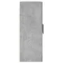 Armario de pared gris hormigón 69,5x34x90 cm de vidaXL, Aparadores - Ref: Foro24-828504, Precio: 69,41 €, Descuento: %
