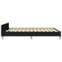 Estructura de cama con cabecero de tela negro 140x190 cm de vidaXL, Camas y somieres - Ref: Foro24-347409, Precio: 115,48 €, ...
