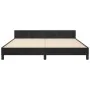 Bettgestell mit schwarzem Samtkopfteil 160x200 cm von vidaXL, Betten und Lattenroste - Ref: Foro24-347581, Preis: 121,29 €, R...