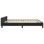 Bettgestell mit schwarzem Samtkopfteil 160x200 cm von vidaXL, Betten und Lattenroste - Ref: Foro24-347581, Preis: 121,29 €, R...