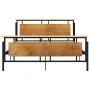 Estructura de cama de metal 160x200 cm de vidaXL, Camas y somieres - Ref: Foro24-324873, Precio: 177,35 €, Descuento: %