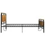 Estructura de cama de metal 160x200 cm de vidaXL, Camas y somieres - Ref: Foro24-324873, Precio: 177,35 €, Descuento: %