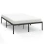 Estructura de cama de metal negro 120x200 cm de vidaXL, Camas y somieres - Ref: Foro24-350844, Precio: 105,98 €, Descuento: %