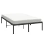 Black metal bed frame 120x200 cm by vidaXL, Beds and slatted bases - Ref: Foro24-350844, Price: 105,98 €, Discount: %
