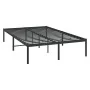 Estructura de cama de metal negro 120x200 cm de vidaXL, Camas y somieres - Ref: Foro24-350844, Precio: 105,98 €, Descuento: %