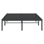 Black metal bed frame 120x200 cm by vidaXL, Beds and slatted bases - Ref: Foro24-350844, Price: 105,98 €, Discount: %