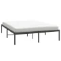 Schwarzer Metallbettrahmen 140x190 cm von vidaXL, Betten und Lattenroste - Ref: Foro24-350846, Preis: 117,71 €, Rabatt: %