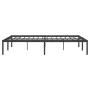 Estructura de cama de metal negro 140x190 cm de vidaXL, Camas y somieres - Ref: Foro24-350846, Precio: 117,71 €, Descuento: %