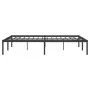 Schwarzer Metallbettrahmen 140x190 cm von vidaXL, Betten und Lattenroste - Ref: Foro24-350846, Preis: 117,71 €, Rabatt: %