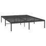 Schwarzer Metallbettrahmen 160x200 cm von vidaXL, Betten und Lattenroste - Ref: Foro24-350849, Preis: 125,66 €, Rabatt: %