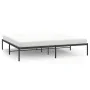 Schwarzer Metallbettrahmen 180x200 cm von vidaXL, Betten und Lattenroste - Ref: Foro24-350850, Preis: 95,60 €, Rabatt: %