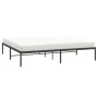 Schwarzer Metallbettrahmen 180x200 cm von vidaXL, Betten und Lattenroste - Ref: Foro24-350850, Preis: 95,60 €, Rabatt: %