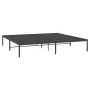 Schwarzer Metallbettrahmen 180x200 cm von vidaXL, Betten und Lattenroste - Ref: Foro24-350850, Preis: 95,60 €, Rabatt: %